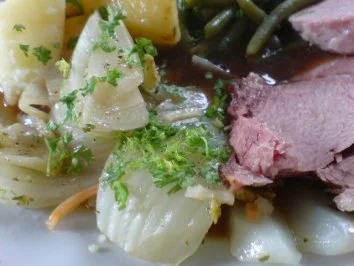 Fenchelgemüse zu Kaßlerrollbraten - Rezept - Bild Nr. 2