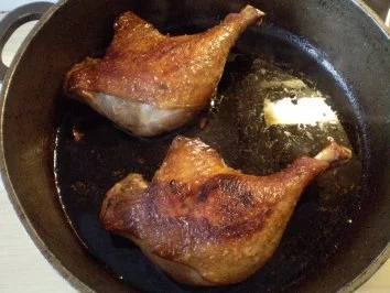 Entenkeulen scharf mit Äpfel - Rezept - Bild Nr. 3