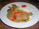Rotes Entencurry mit Duftreis - Rezept