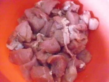 Gulasch mit Lauch aus der Pfanne ~ Xoirino Tigania - Rezept - Bild Nr. 3