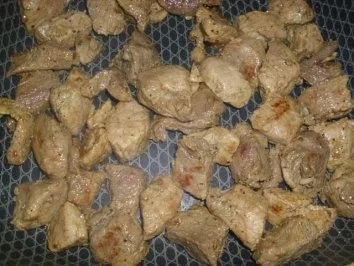 Gulasch mit Lauch aus der Pfanne ~ Xoirino Tigania - Rezept - Bild Nr. 8