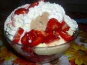 Eis mit Erdbeeren - Rezept