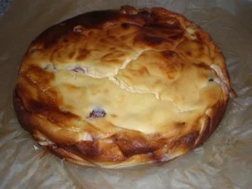 Quarkkuchen mit Sauerkirschen - Rezept