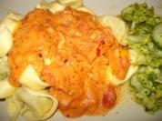 Tomaten-Gorgonzola-Sahnesauce - Rezept