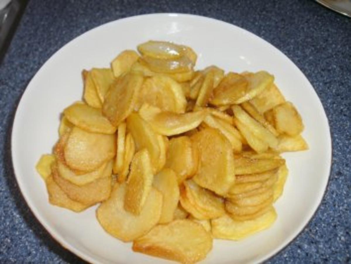 Fritierte Kartoffelscheiben......es müssen nicht immer Pommes sein - Rezept