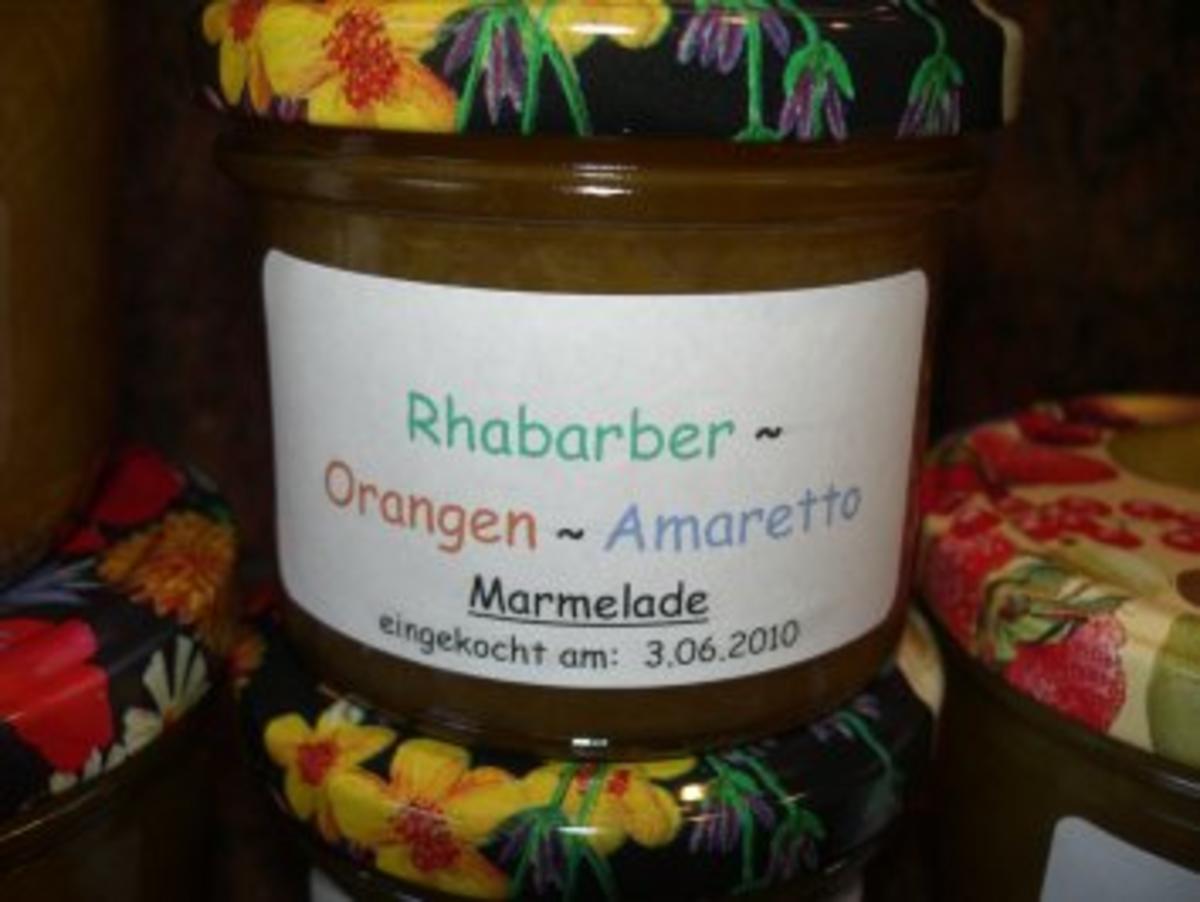 M+G:  RHABARBER~ORANGEN- Marmelade - Rezept