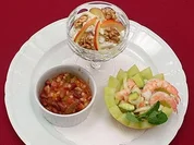 New York Waldorfsalat, California Shrimpscocktail und Texas style Chili - Rezept
