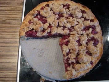 "KUCHEN" Kirschkuchen mit Zimtstreusel - Rezept