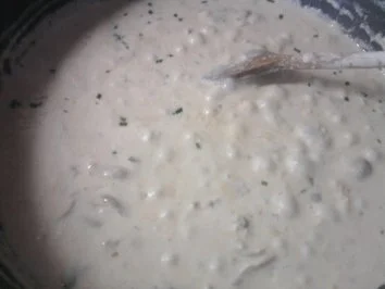 Zwiebel-Sahne-Pasta gratiniert - Rezept - Bild Nr. 7