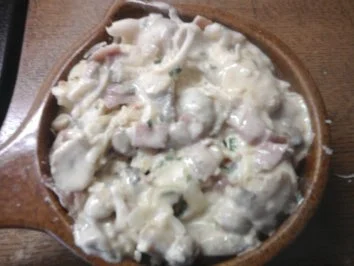 Zwiebel-Sahne-Pasta gratiniert - Rezept - Bild Nr. 9