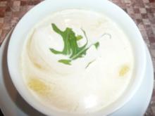 Rucola-Bergkäse Suppe - Rezept