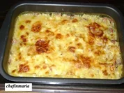 Rezept: Gebackene Schinkenfleckerl Gebackene Schinkenfleckerl - Rezept