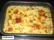 Gebackene Schinkenfleckerl - Rezept