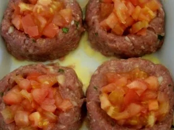 Kochen: Gefüllte Hackfleischnestchen - Rezept - Bild Nr. 2