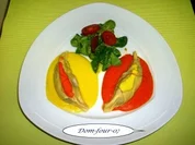 Hörnchenravioli mit Rinderhack an zwei Soßen - Rezept