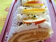 Apfel-Biskuitroulade - Rezept - Bild Nr. 2