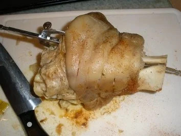 Grillhaxe mit Biersoße - Rezept - Bild Nr. 5