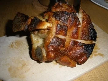 Grillhaxe mit Biersoße - Rezept