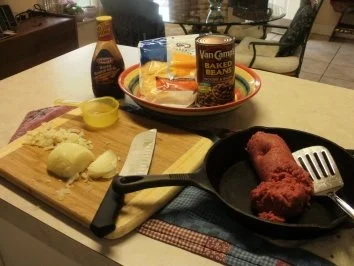 Bohnen mit Biscuits - Ein einfaches Amerikanisches Bauern Essen und jeder liebt Biscuits - Rezept - Bild Nr. 2