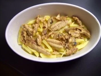 Rezept: Kartoffelgratin mit Anchovis Bild Nr. 5 Kartoffelgratin mit Anchovis - Rezept - Bild Nr. 5