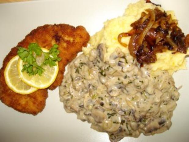 Champignonsauce mit Champignons frisch und Sahne - Rezept mit Bild ...