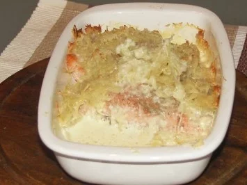 Lachs mit Kartoffel - Käsekruste - Rezept - Bild Nr. 2