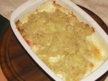 Lachs mit Kartoffel - Käsekruste - Rezept