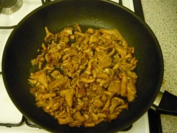 Pfifferlinge gebraten als Beilage - Rezept - Bild Nr. 4