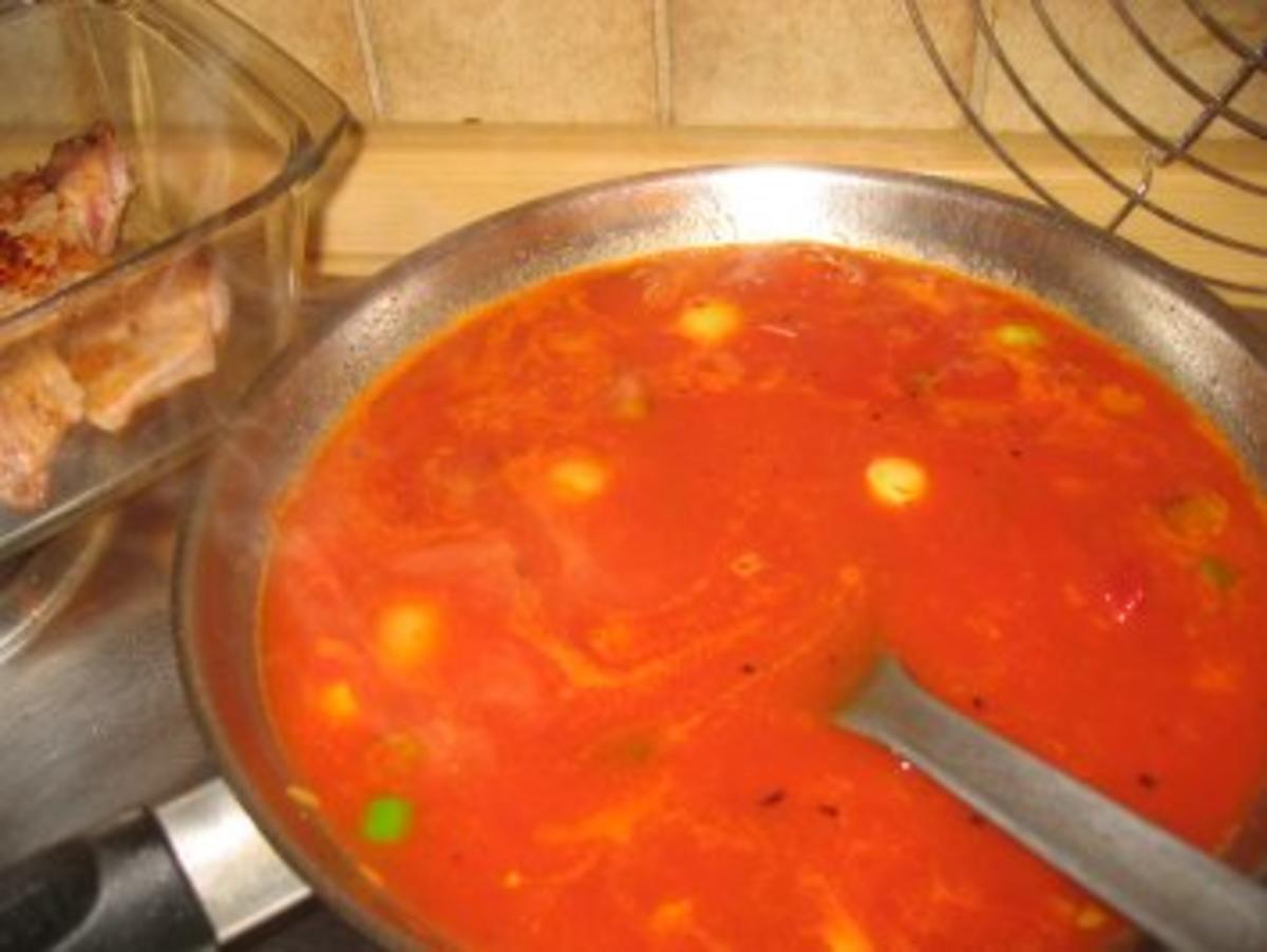 Fleisch: Überbackene, scharfe Tomatenkotelett aus dem Ofen - Rezept - Bild Nr. 6