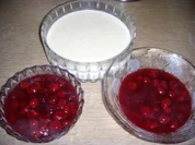 Rezept: Panna Cotta mit zweierlei Sauerkirschen Panna Cotta mit zweierlei Sauerkirschen - Rezept