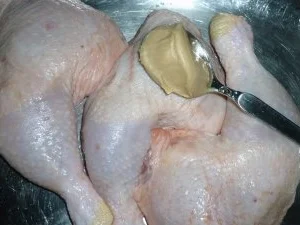 Mediterrane Hähnchenschenkel im Sesam - Bella Donna -  Mantel - Rezept - Bild Nr. 3