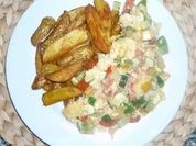 Buntes Gemüserührei - Rezept