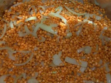 Rote Linsensuppe indischer Art - Rezept