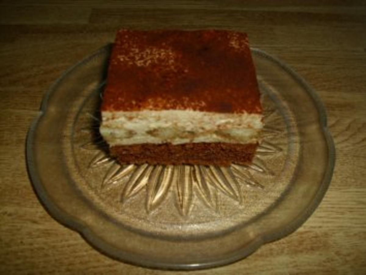 Kaffee-Tiramisu-Schnitten - Rezept