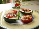 Gefüllte Zucchini mit eingelegtem Feta und Tomaten - Rezept