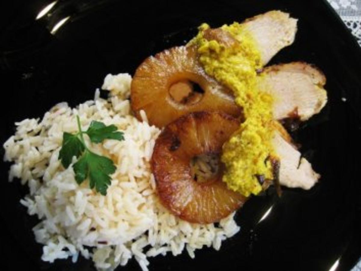 Hühnerbrust mit Ananas pikant, fruchtig und lecker - einfach - von mimi