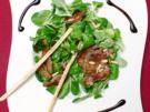 Gebratenes Entenbrustfilet auf einem Bett aus Feldsalat - Rezept - Bild Nr. 9