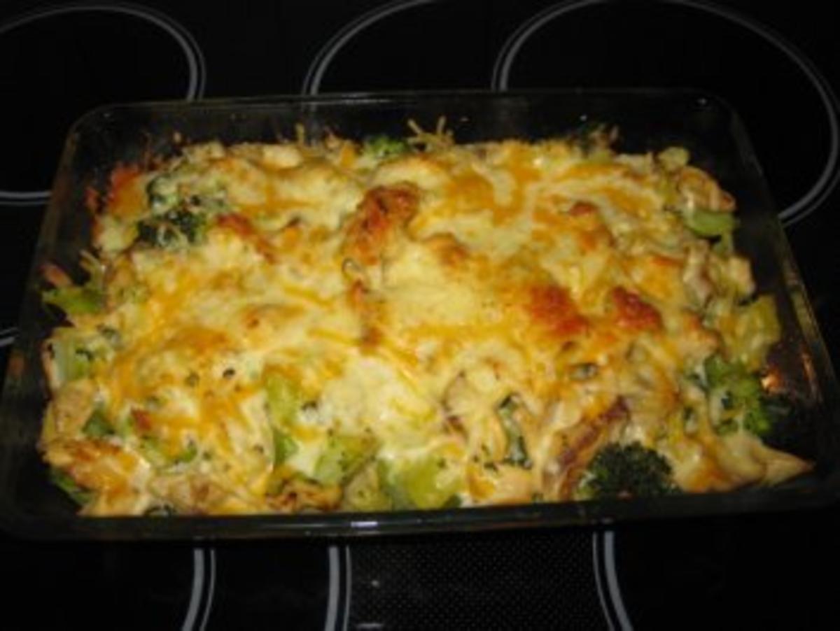 Seelachs-Spaghetti-Broccoli-Gratin - Rezept