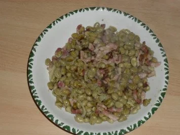 Dicke Bohnen mit Speck und Zwiebeln - Rezept - Bild Nr. 2