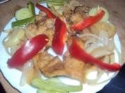 Makrele gebraten mit Zwiebeln - Rezept