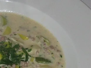 Käse-Lauch-Suppe - Rezept