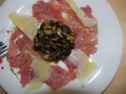 Pilztatar auf Carpaccio - Rezept