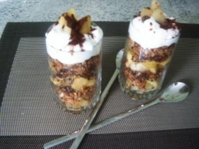 Apfel-Schichtdessert - Rezept