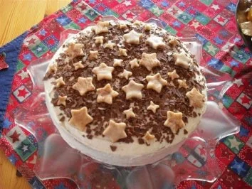 Mandeltorte mit Zimt-Mascarponecreme - Rezept