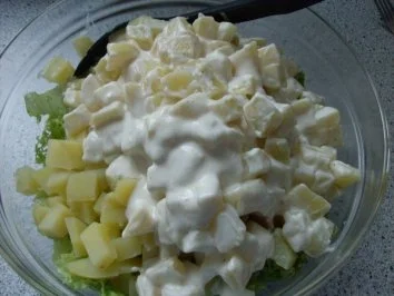 Kartoffelsalat mit Cranberries und Nüssen - Rezept - Bild Nr. 6