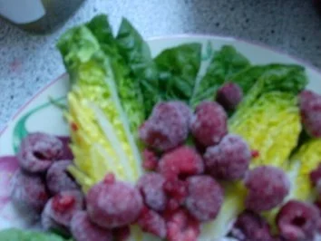 Salatherzen mit Himbeeren - Rezept - Bild Nr. 2