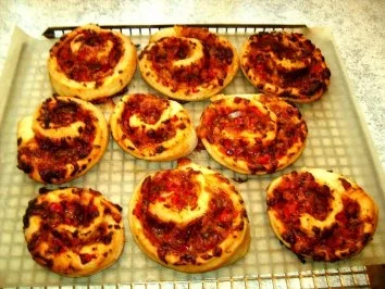 Pizzaschnecken - Rezept