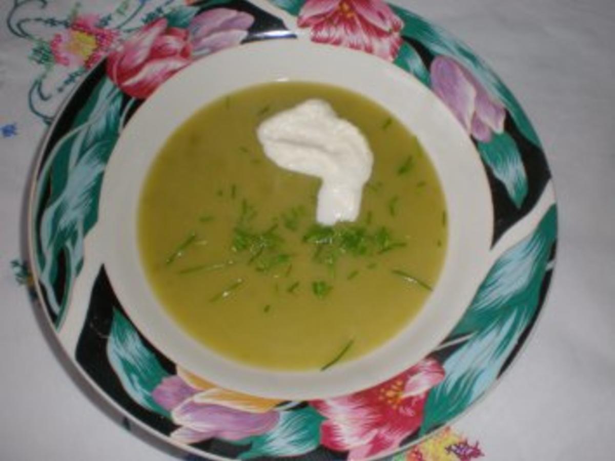 Erbsensuppe mit TK Erbsen und Milch - Rezept mit Bild - kochbar.de