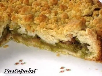 Rezept: Rhabarberkuchen mit Ingwerstreuseln Bild Nr. 7 Rhabarberkuchen mit Ingwerstreuseln - Rezept - Bild Nr. 7