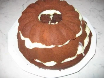 Schokoladenkuchen mit Pudding - Rezept